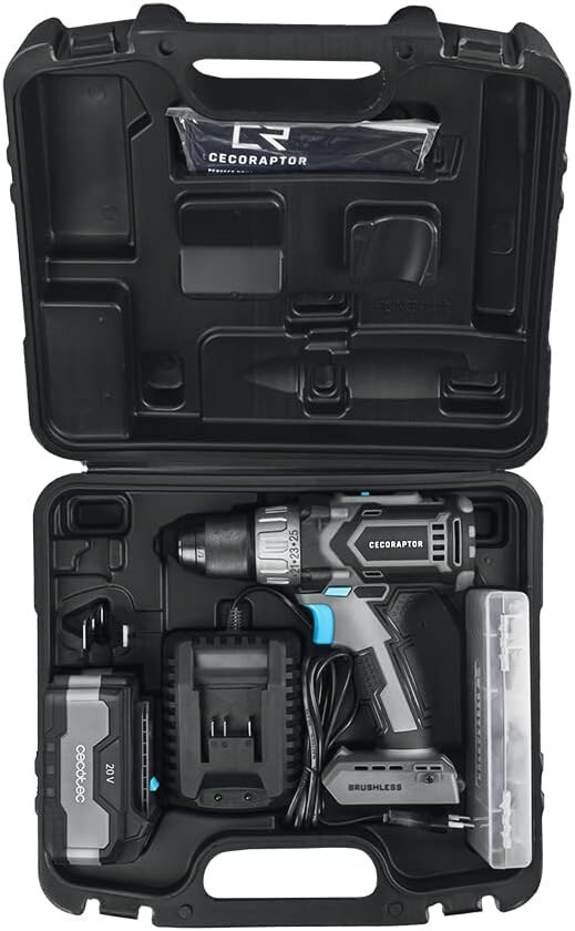 Taladro CecoRaptor Perfect Drill 4020 Brushless Ultra: Análisis y opinión 11 Cecotec Taladro Atornillador y Perforador de Batería CecoRaptor Perfect Drill 4020 Brushless Ultra